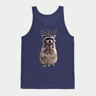 OMG Raccoon Tank Top